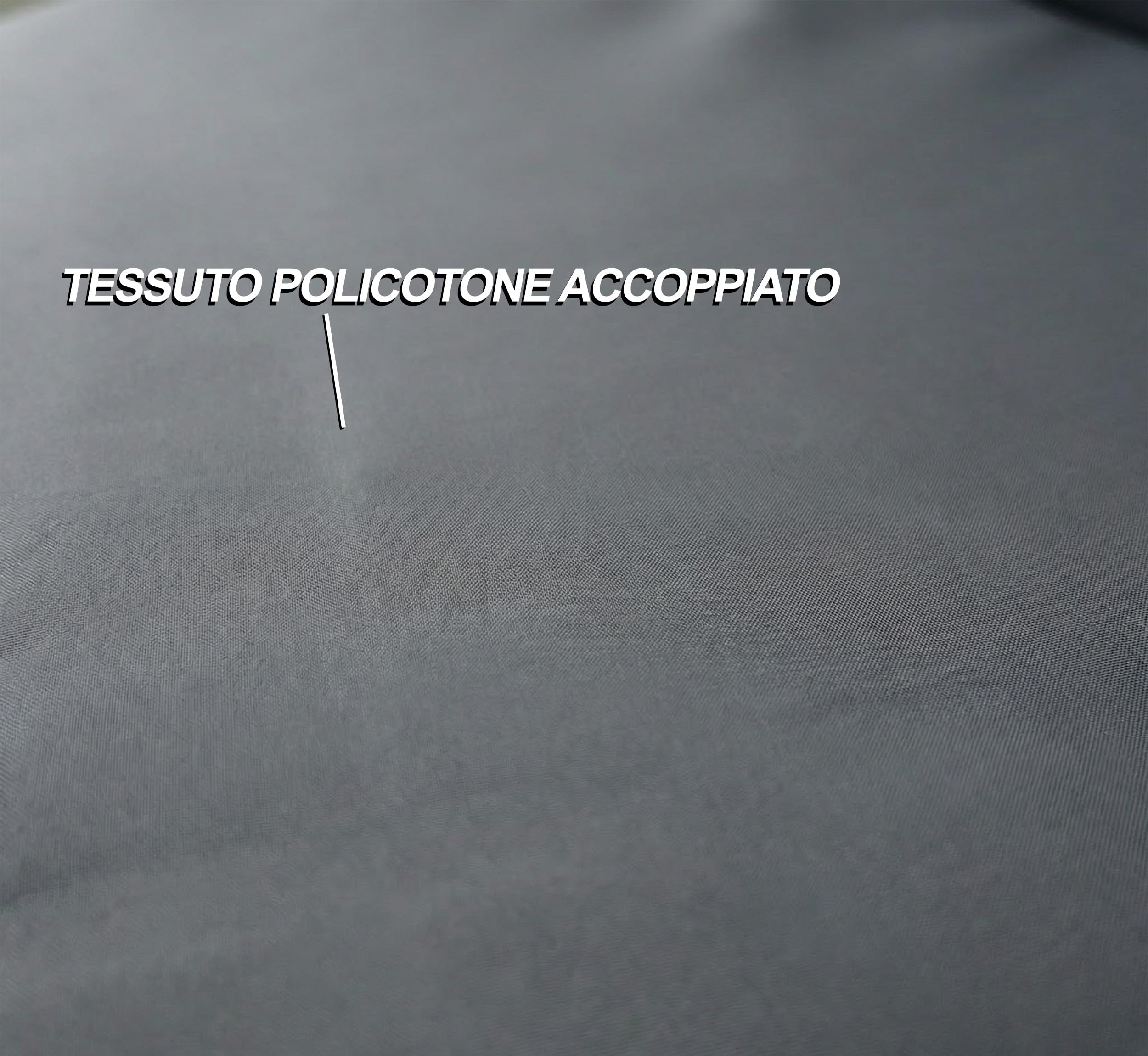 Auto Accessori Lupex - LS32 Housse de siège tracteur universelle - Assise et dossier en PU matelassée, coutures renforcées, protection et confort pour sièges agricoles (tissu gris) - 5