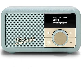 Roberts PETITE2 FM/DAB/DAB+ Portable Radio, Duck Egg