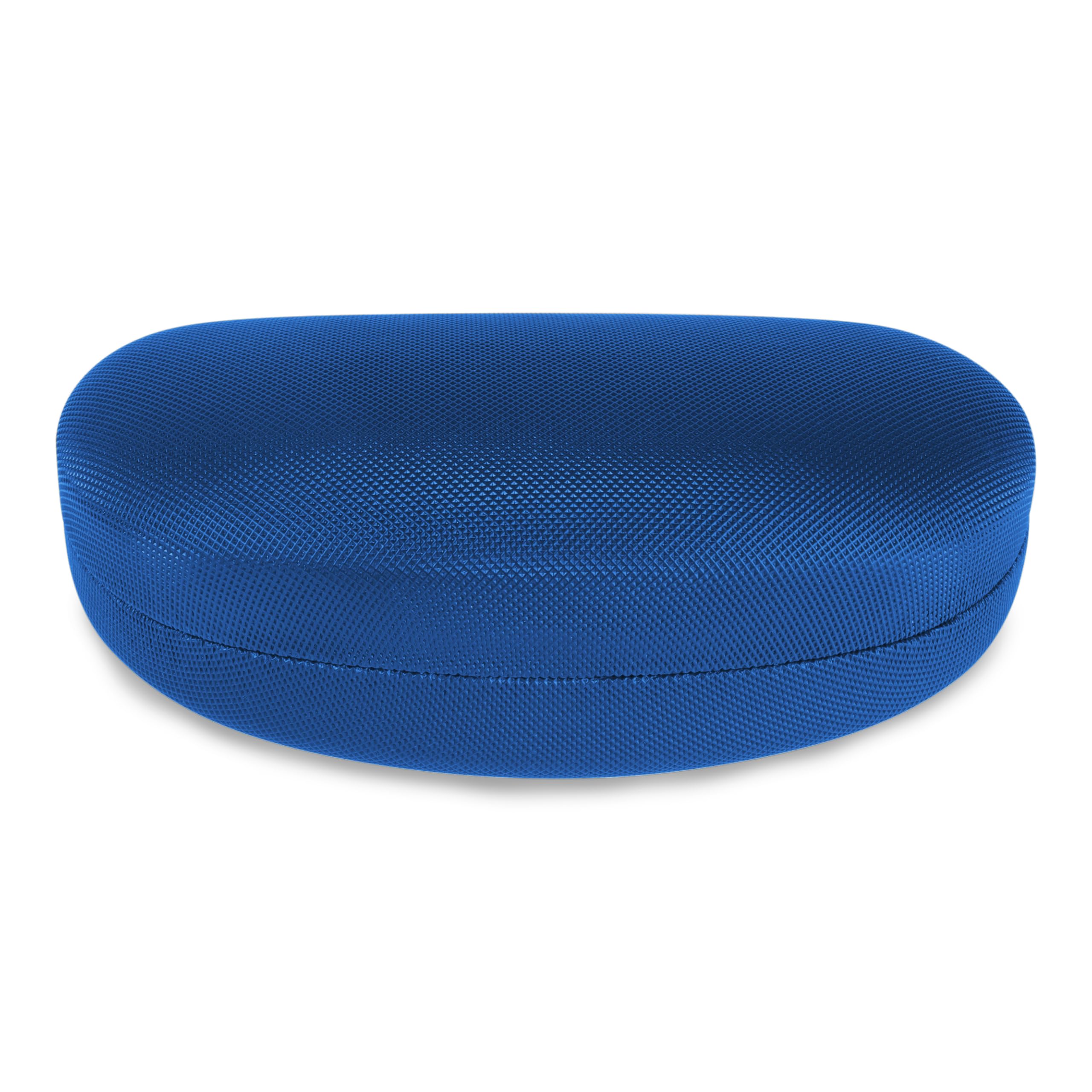 LAGO TERRA Portable Hard Shell Case For Glasses and Sunglasses (Large) - Blue