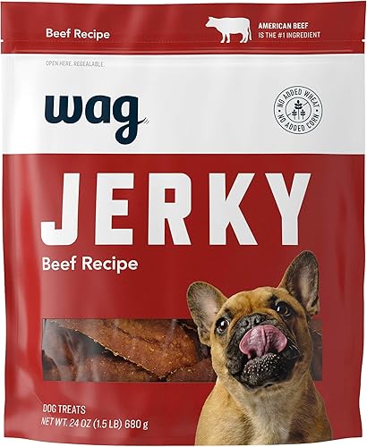 Marca de Tienda  bocadillos para perro Wag Jerky (carne de res, pollo, pavo)