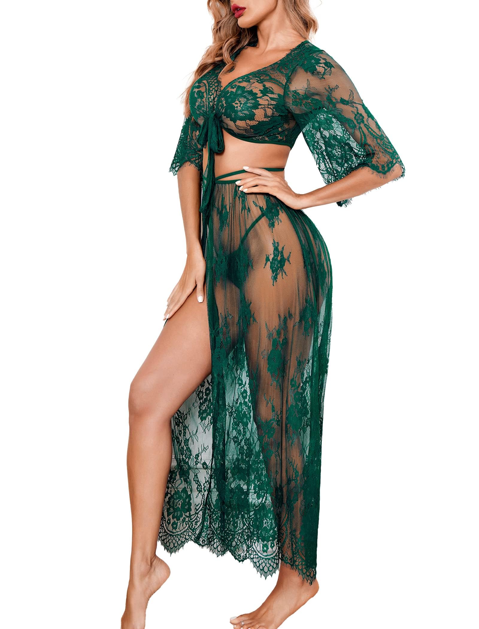 Women Girl Sexy Net Croptop Non Wired Top with Skirt Midi Hot Panty Babydoll for Women | Everyday, Special Occasion Regular Full Coverage Ladies Top, Skirt and Panty Lingerie Set