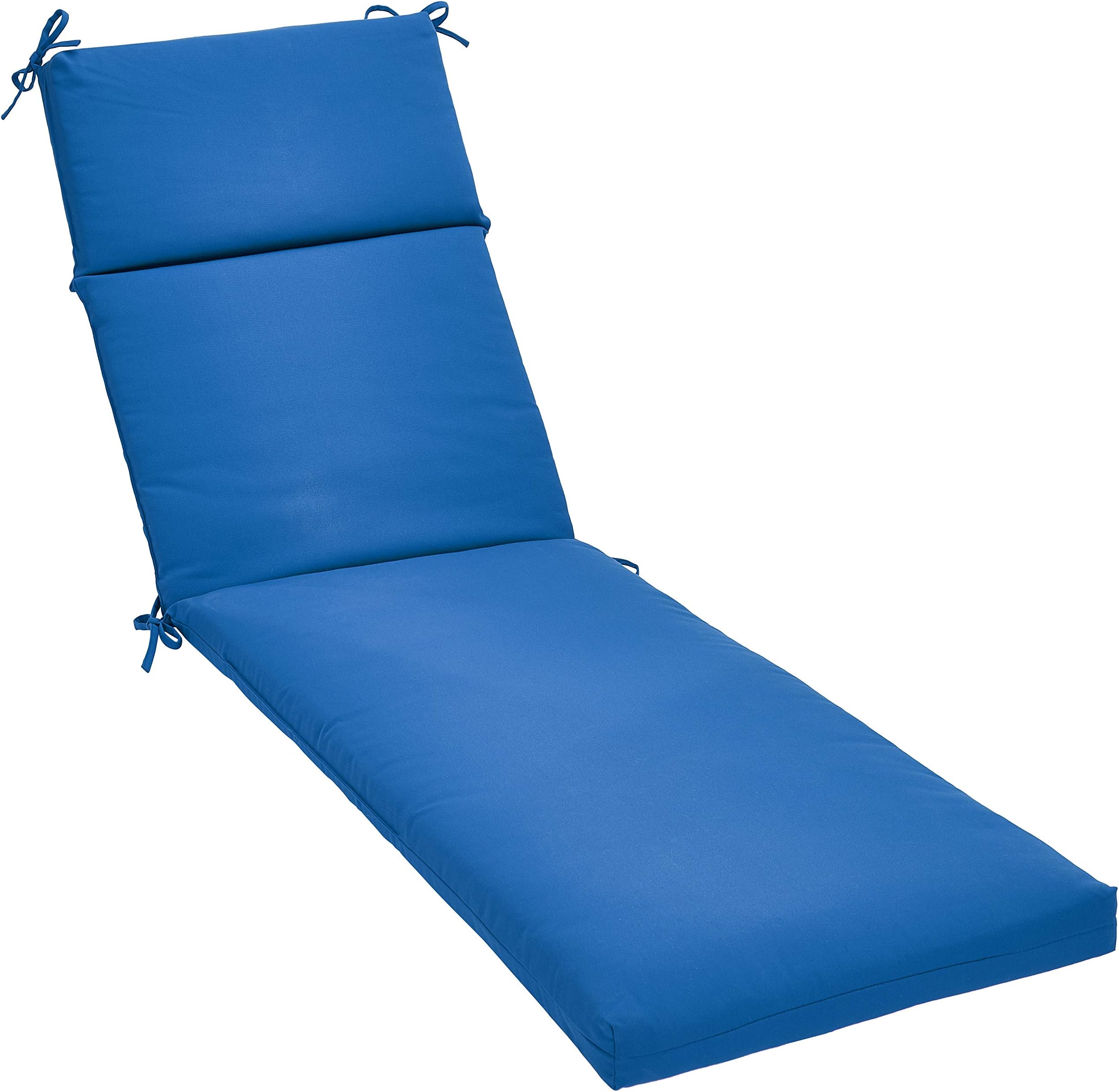 Amazon Basics Outdoor Lounger Patio Cushion - Blue