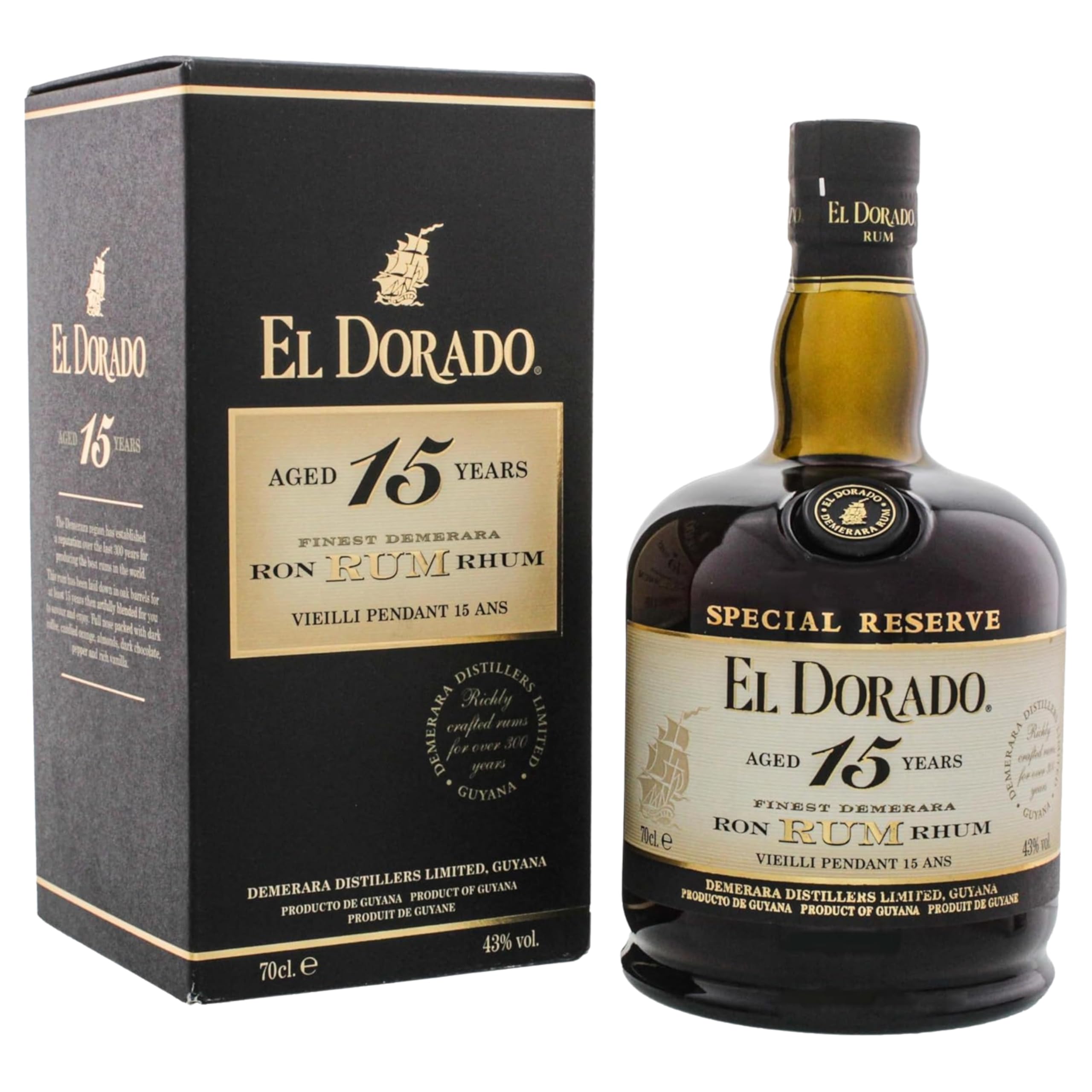 El Dorado Rum 15 Jahre (1 x 0.7 l)