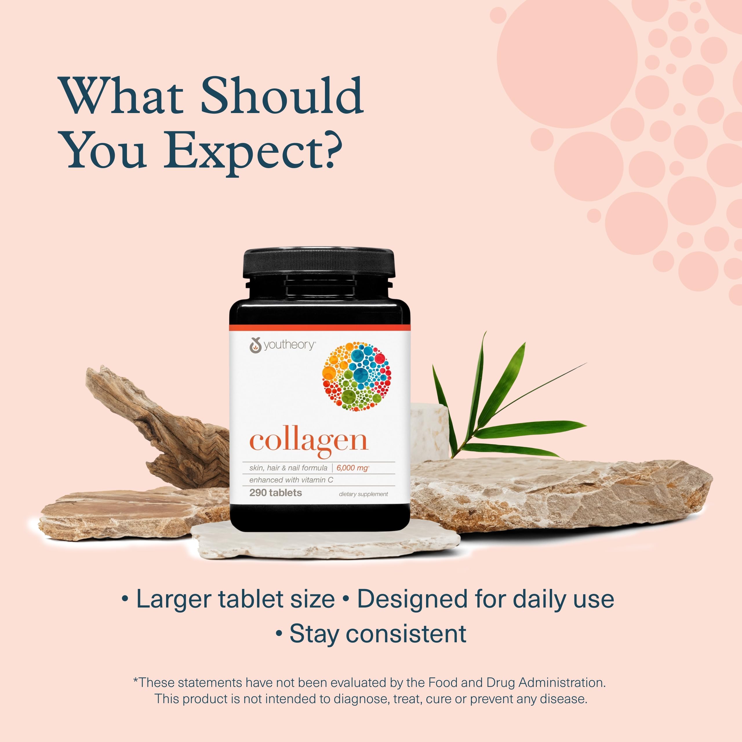 Youtheory Advanced Collagen, 6,000 mg, 290 Tablets, 48-Day Supply — Amazon image 8