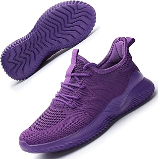 Women's Running Shoes, Women's Slip On Tennis Walking Trainers, Lightweight, Breathable, Comfortable, Work, Gym, Trainers,...