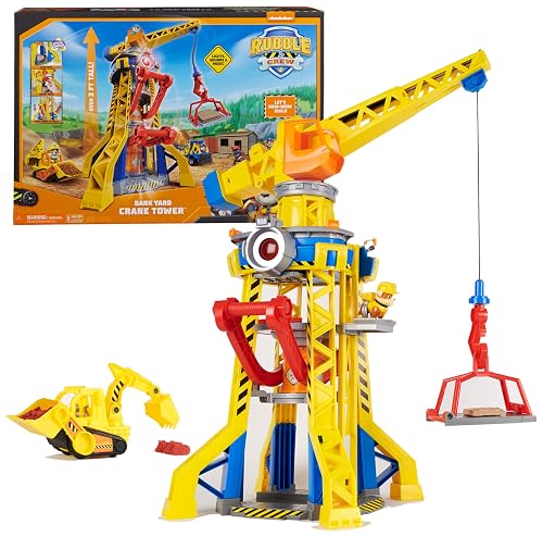 Rubble & Crew Bark Yard Crane Tower Playset