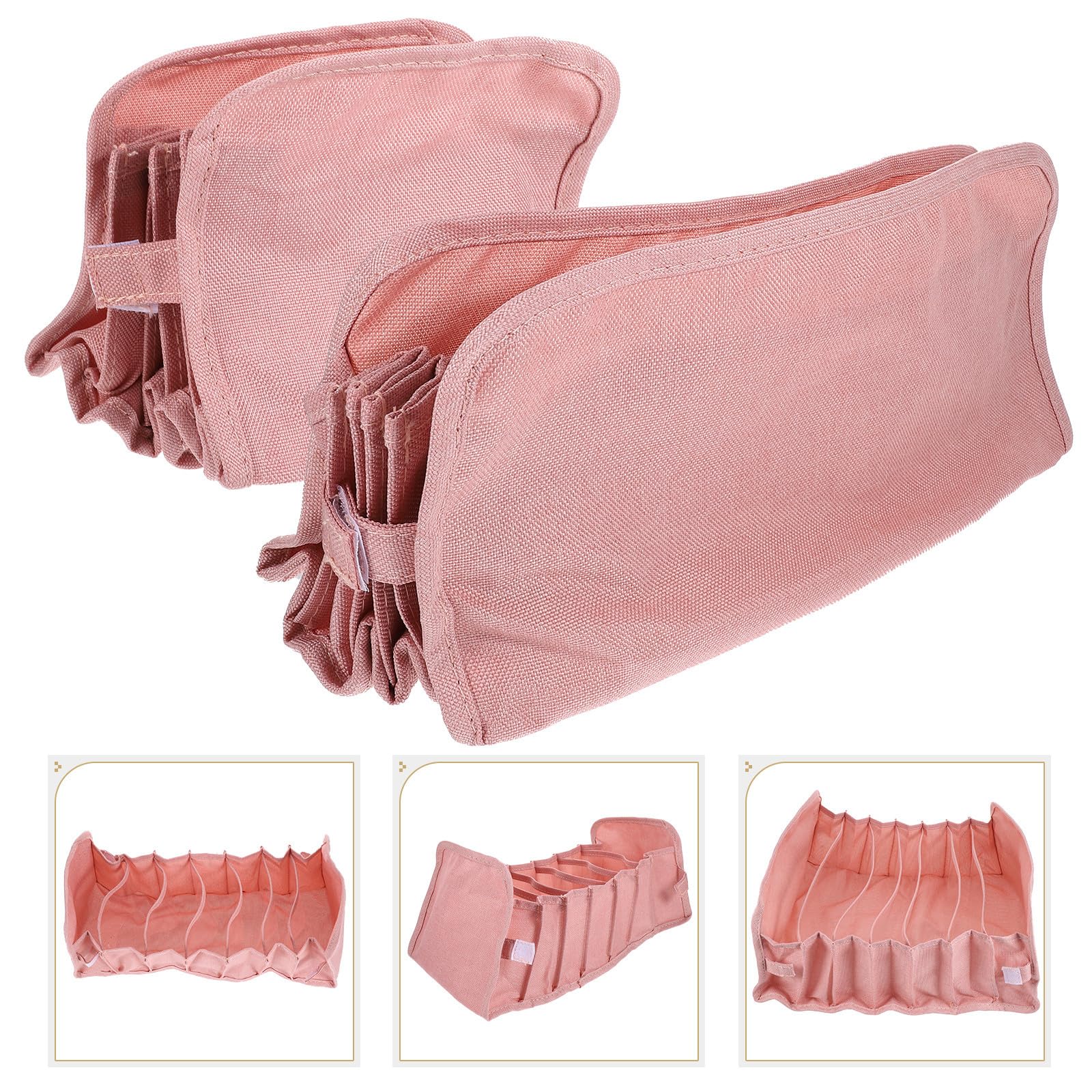 Divisores para Ropa Interior y Calcetines en Organizador Plegable, Caja Lavable Compartimentos para Bragas y Sujetadores