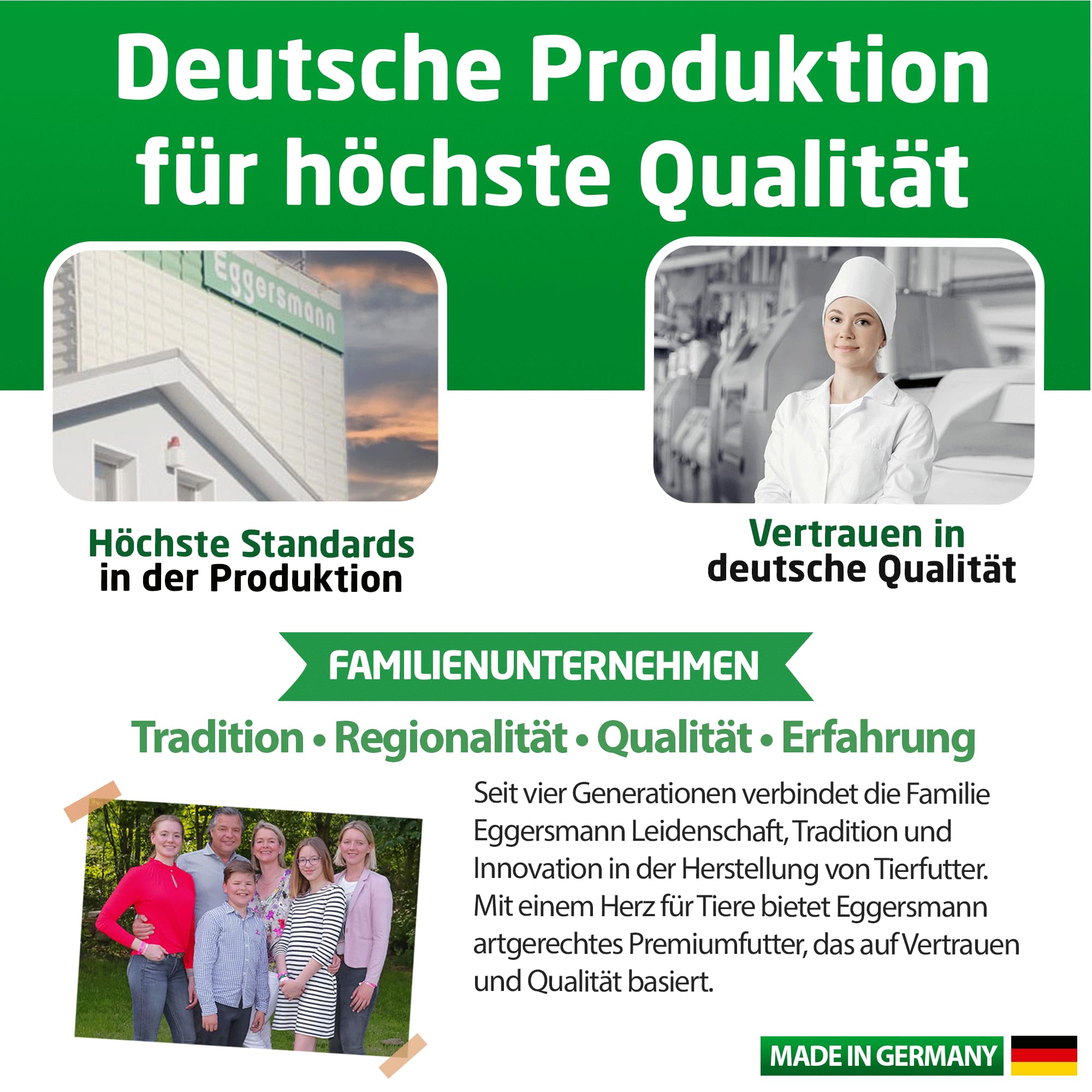 Eggersmann Mein Pferdefutter EMH Heu Cubes 20 kg - Raufutter aus sonnengetrocknetem Heu ideal als kompletter Heuersatz für Pferde & Ponys - Pferdefutter ideal bei Zahnproblemen - Deutsche Herstellung