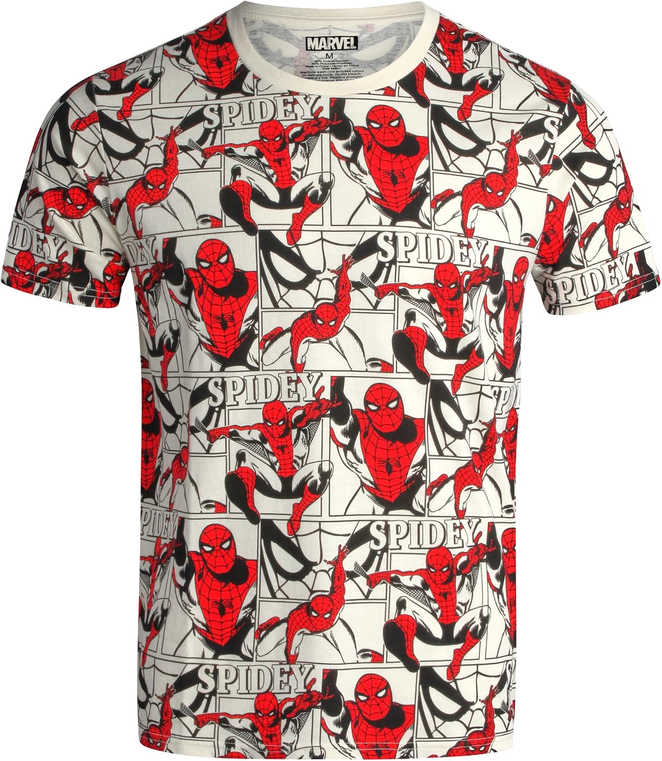 Marvel Mens Graphic T-Shirts Shortsleeve Crewneck Graphic Tees for Men
