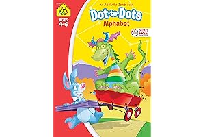 School Zone Dot-to-Dots Alphabet Workbook: Connect the Dots for Preschoolers and Kindergarteners!