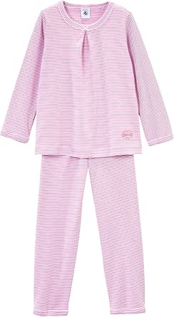 PETIT BATEAU Pyjama Velours Fille Pas Cher