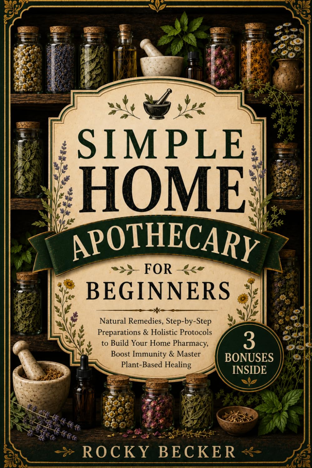 Simple Home Apothecary for Beginners: Natural Remedies, Step-by-Step Preparations & Holistic Protocols to Build Your Home Pharmacy, Boost Immunity & Master Plant-Based Healing