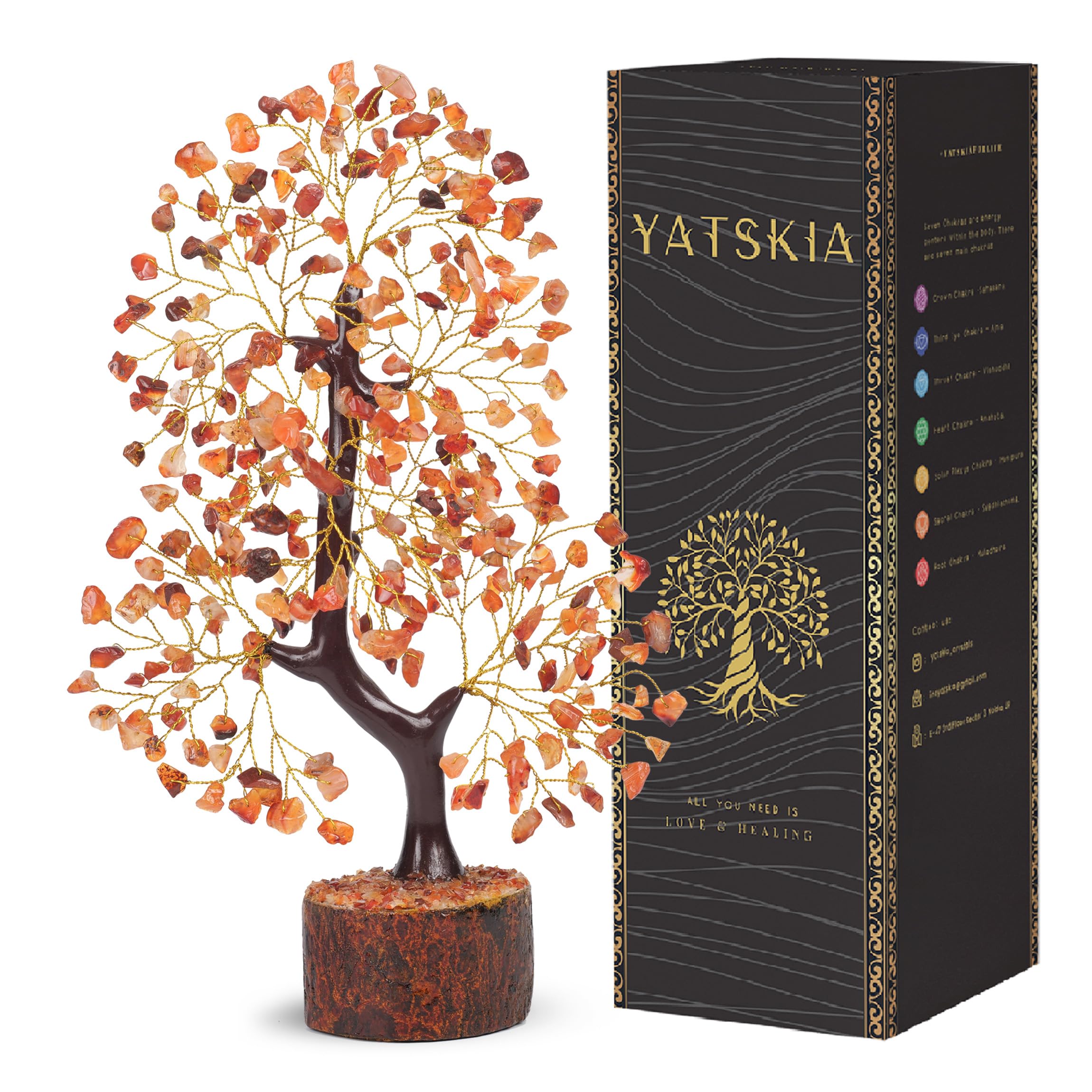 Yatskia Carnelian Crystal Tree, Gemstone Tree, Crystals And Gemstones, Feng Shui, Gifts For Women, Home Decor, Shelf Decor, Ornaments For Living Room, Crystal Gifts For Women
