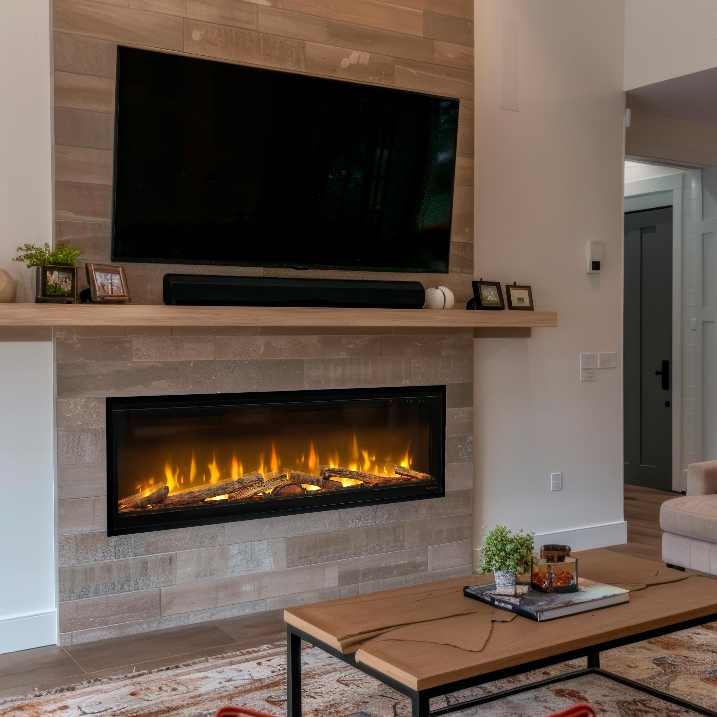 Chimenea Eléctrica de Pared Dimplex Ignite Evolve Optiflame (131 cm (EVO1200))