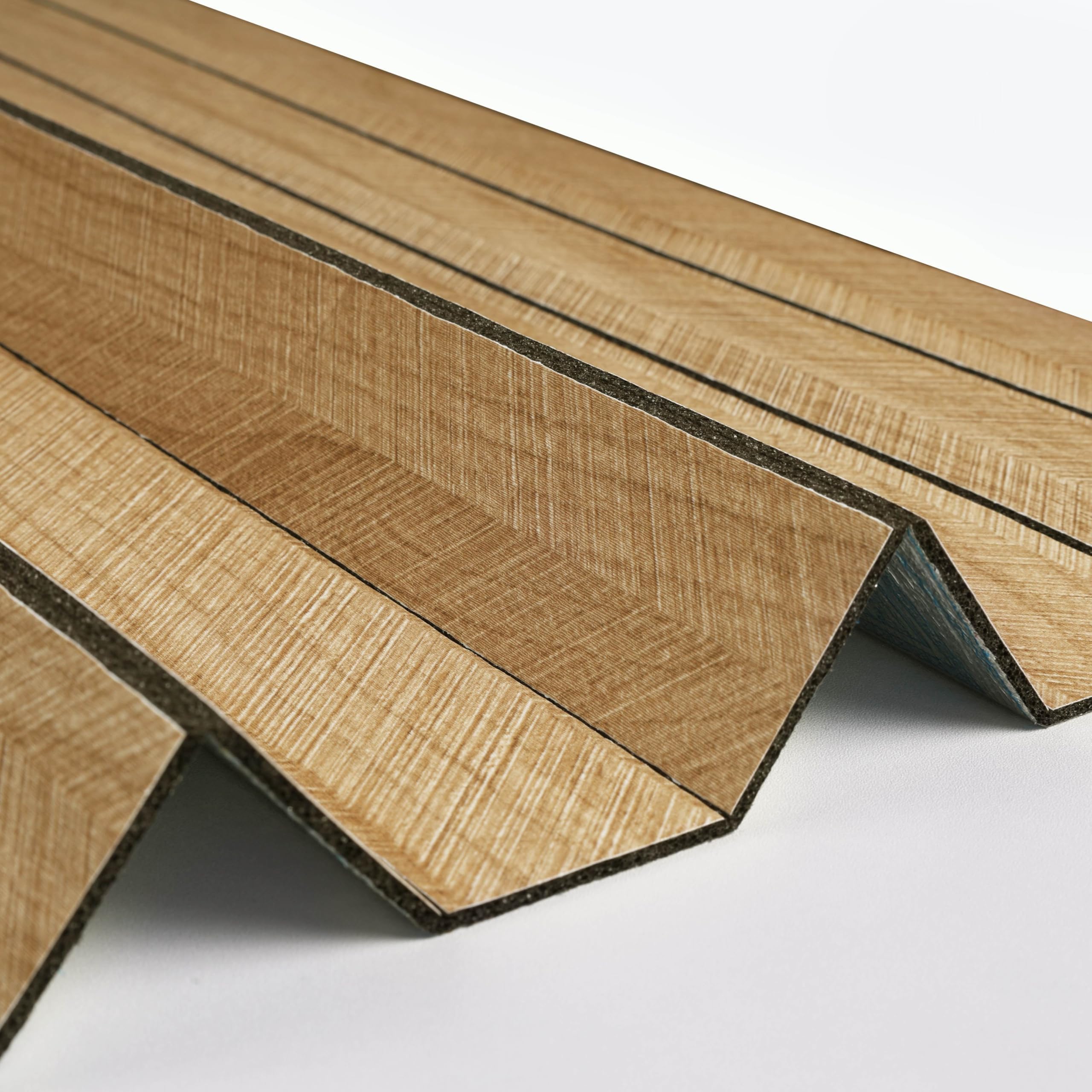 Stickyart Marrone Pannelli Decorativi per Pareti Finto Legno Impermeabile 60cmX500cm Adesivi Murali Soggiorno 3D Pannelli Adesivi Per Pareti Camera da Letto Legno Boiserie Adesiva Soffitto Ufficio