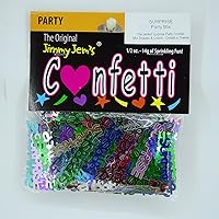 Vista 2 de Confeti Palabra Sorpresa Multicolores - 4 bolsas de media onza (2 oz) #7877 Q02