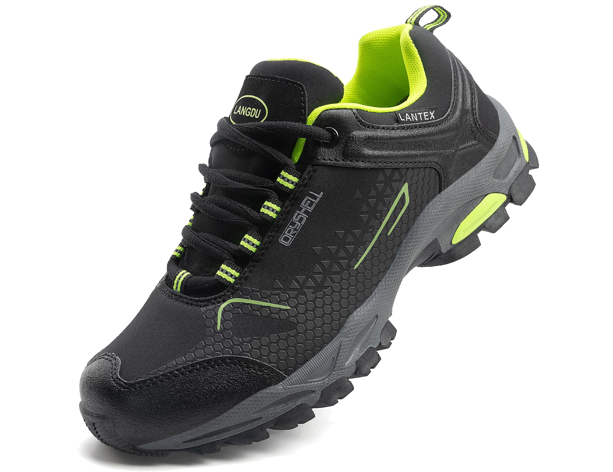 LANGDU Wanderschuhe Herren Damen Wasserdicht Wanderschuhe Leicht Trekkingschuhe Wanderstiefel Atmungsaktiv Outdoorschuhe 38-46EU