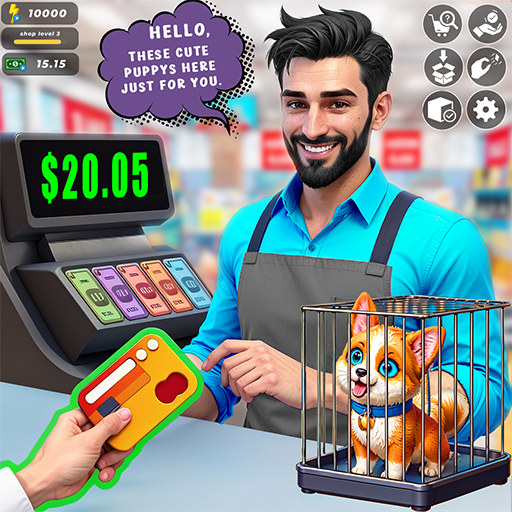 My Supermarket Pet Simulator Grocery Store Game Pro