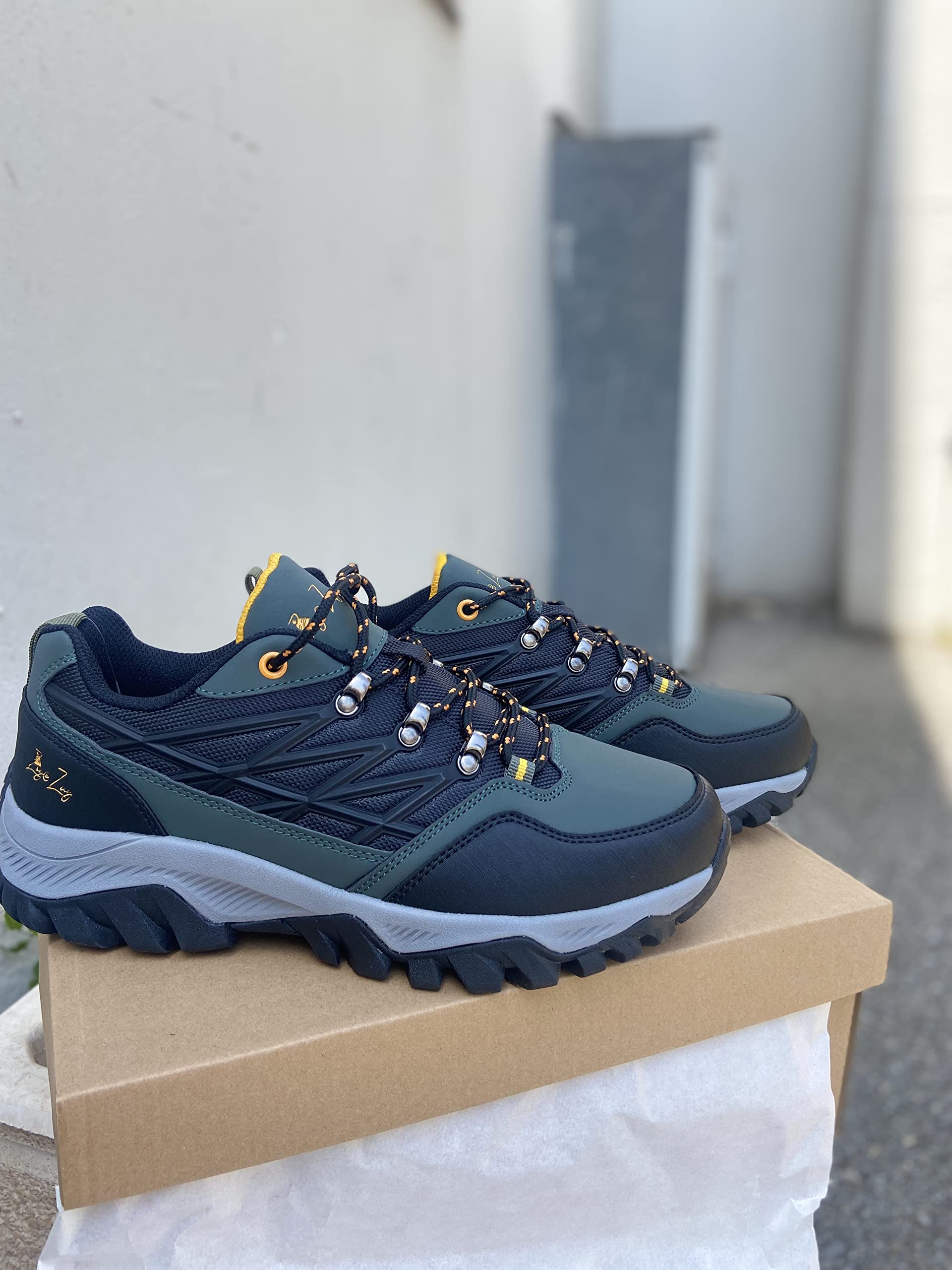 Zapatillas de senderismo/alpinismo unisex H/F – Zapatillas impermeables antideslizantes – Comodidad y durabilidad – Caqui