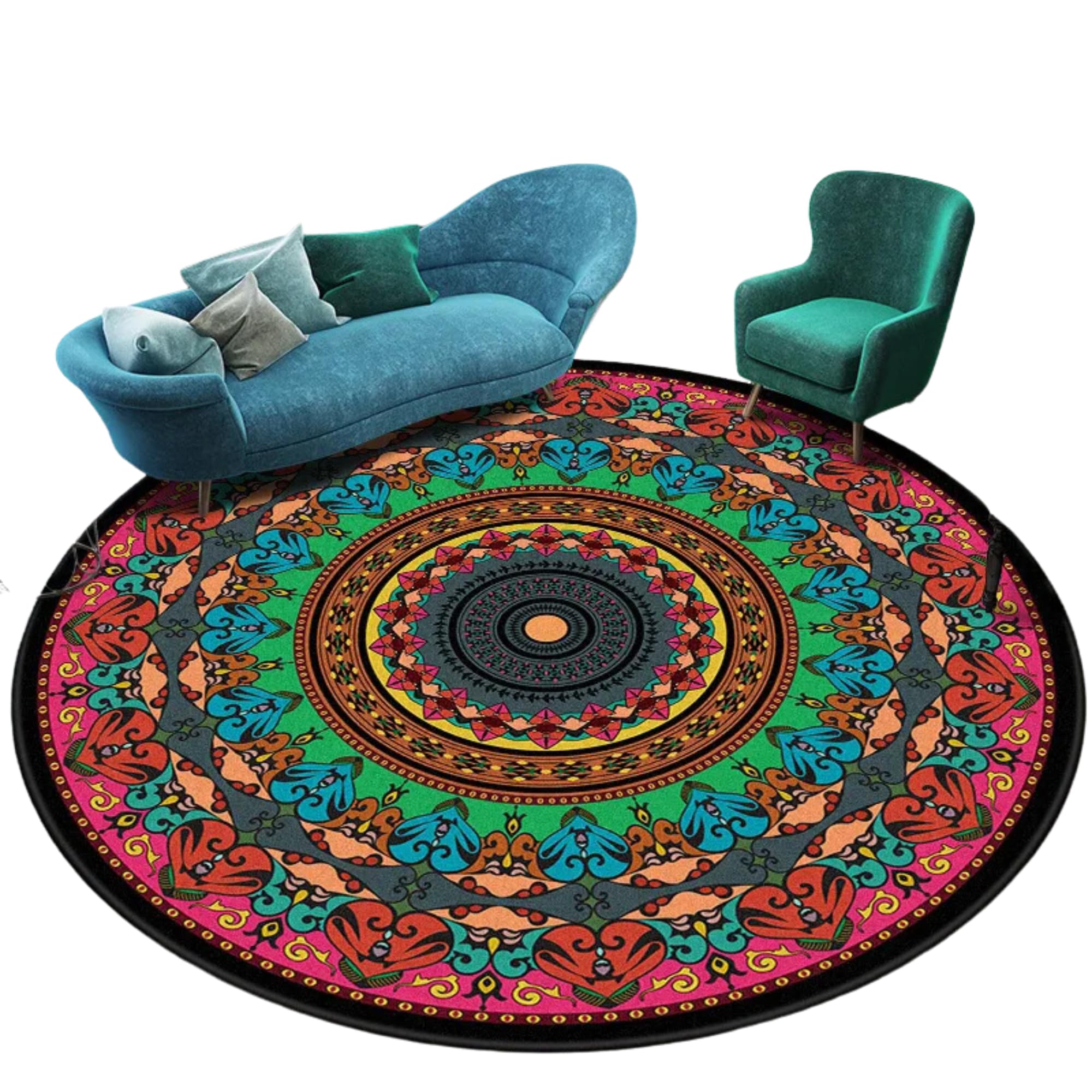 Tapis de salon 304,8 cm grand format pour chambre et décoration d'intérieur