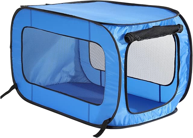 Beatrice Home Fashions Portable, Collapsible, Pop Up Travel Pet Kennel, 32.5