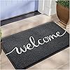 EARTHALL Funny Welcome Mats, Front Door Mat for Outside Entry, Doormat Outdoor/Indoor Entrance, Rugs Entryway Indoor, Outdoor Home Porch Decor 30"x17.5"