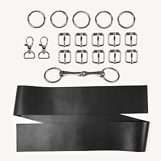 kullaloo DIY Hobby Horse Bridle Kit ✦ Make a Beautiful Leather Bridle with Reins for Your Stick Horse ✦ Includes Instructi...