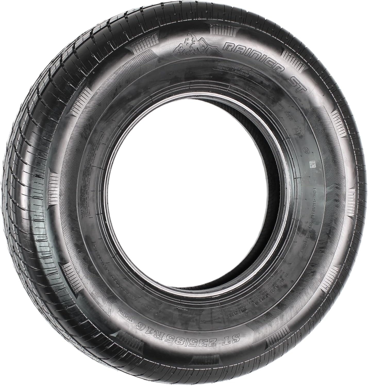 eCustomrim ST235/85R16 DEEP TREAD Heavy Duty Steel Belted Radial Trailer Tire Load E With Curb Guard - 6 Year Warranty w/Free Roadside