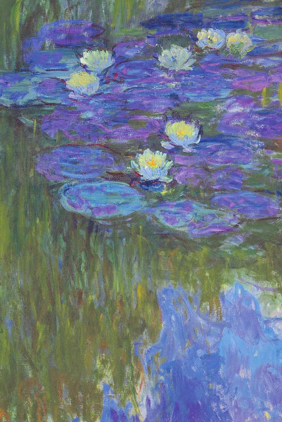 Monet Journal #1: Cool Artist Gifts - Nympheas en Fleur Claude Monet Notebook Journal To Write In 6x9" 150 Lined Pages