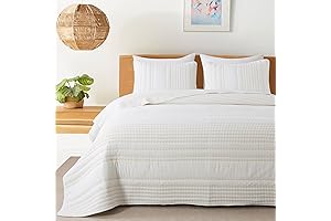 Serene and Sophisticated Gold and White Queen Bedding Set