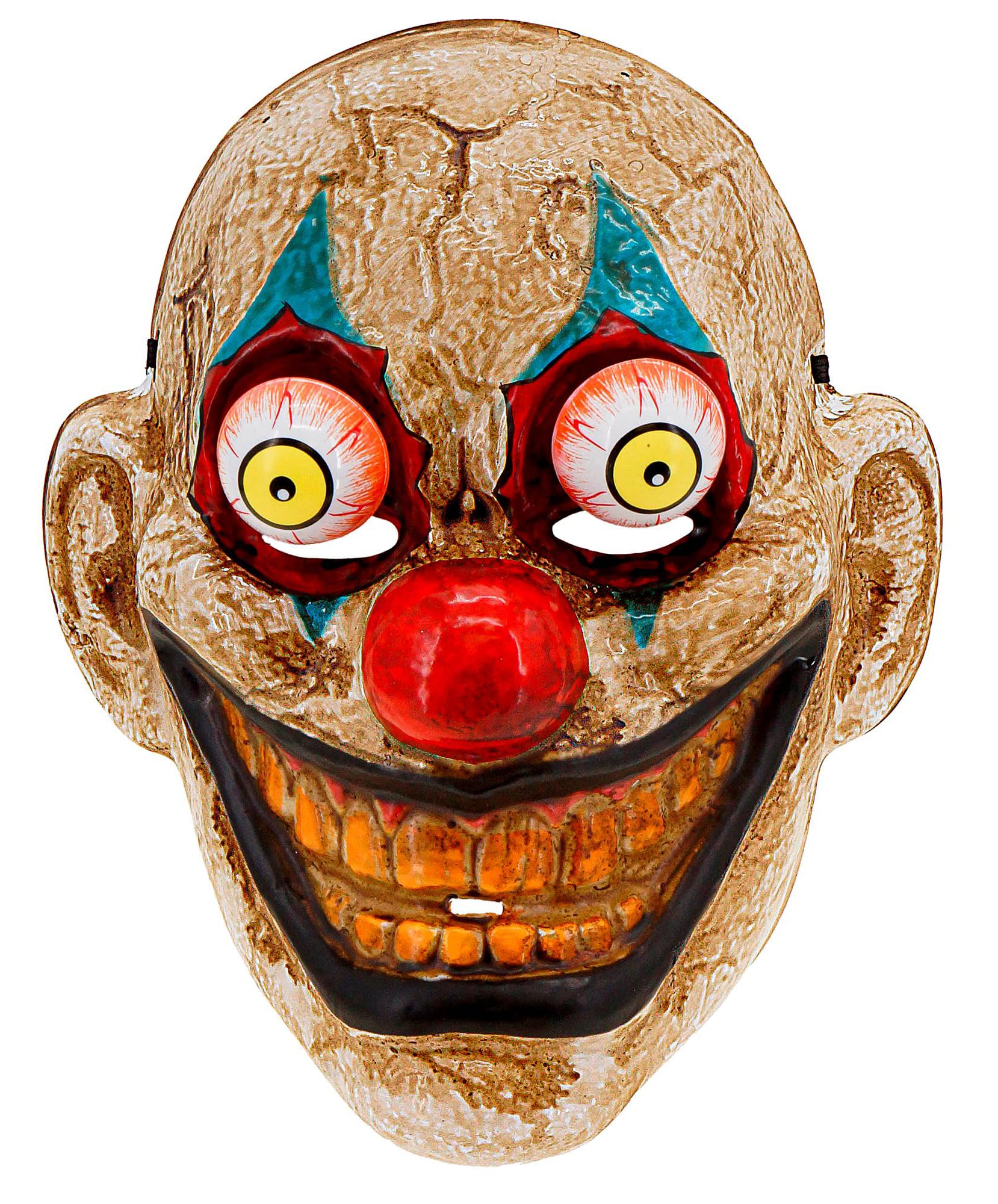 W WIDMANN MILANO Party Fashion - Wiggle Eyes Mask Adult Horror Face Mask for Halloween Carnival