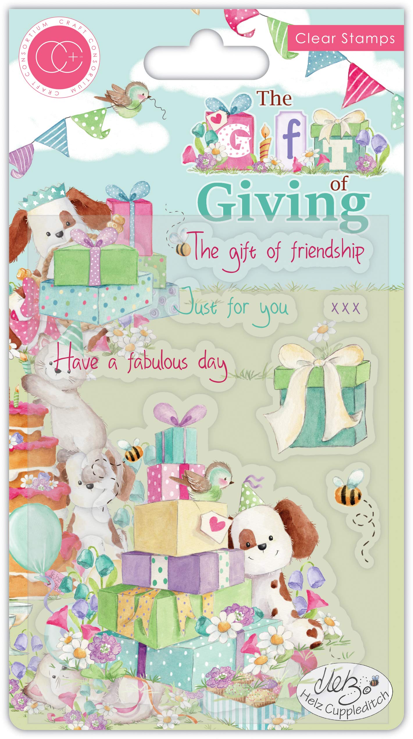 Craft Consortium The Gift Of Giving - The Gift - Clear Stamp Set