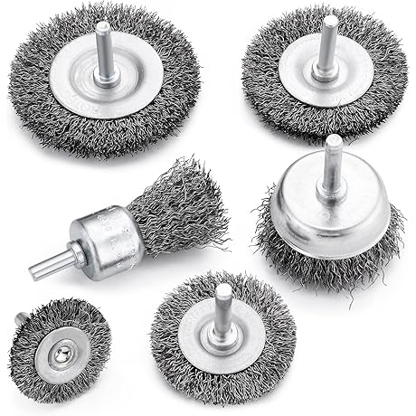 Drill Wire Brush End Brush Set 6 Piece: The Ultimate Cleaning Solution...