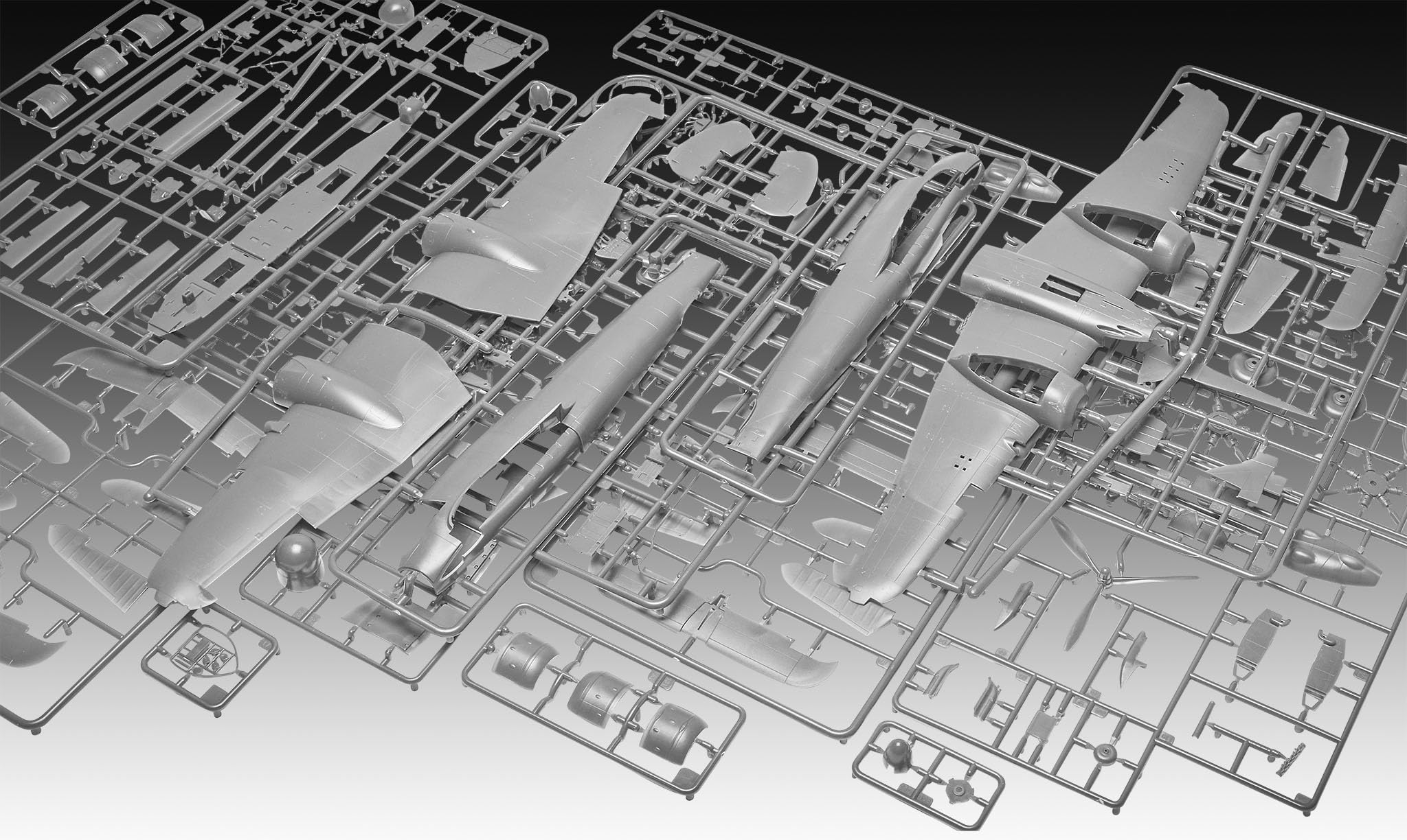 Revell 03767 Bristol Beaufighter MK VI - Modellino in plastica non costruita/non verniciata, scala 1:48