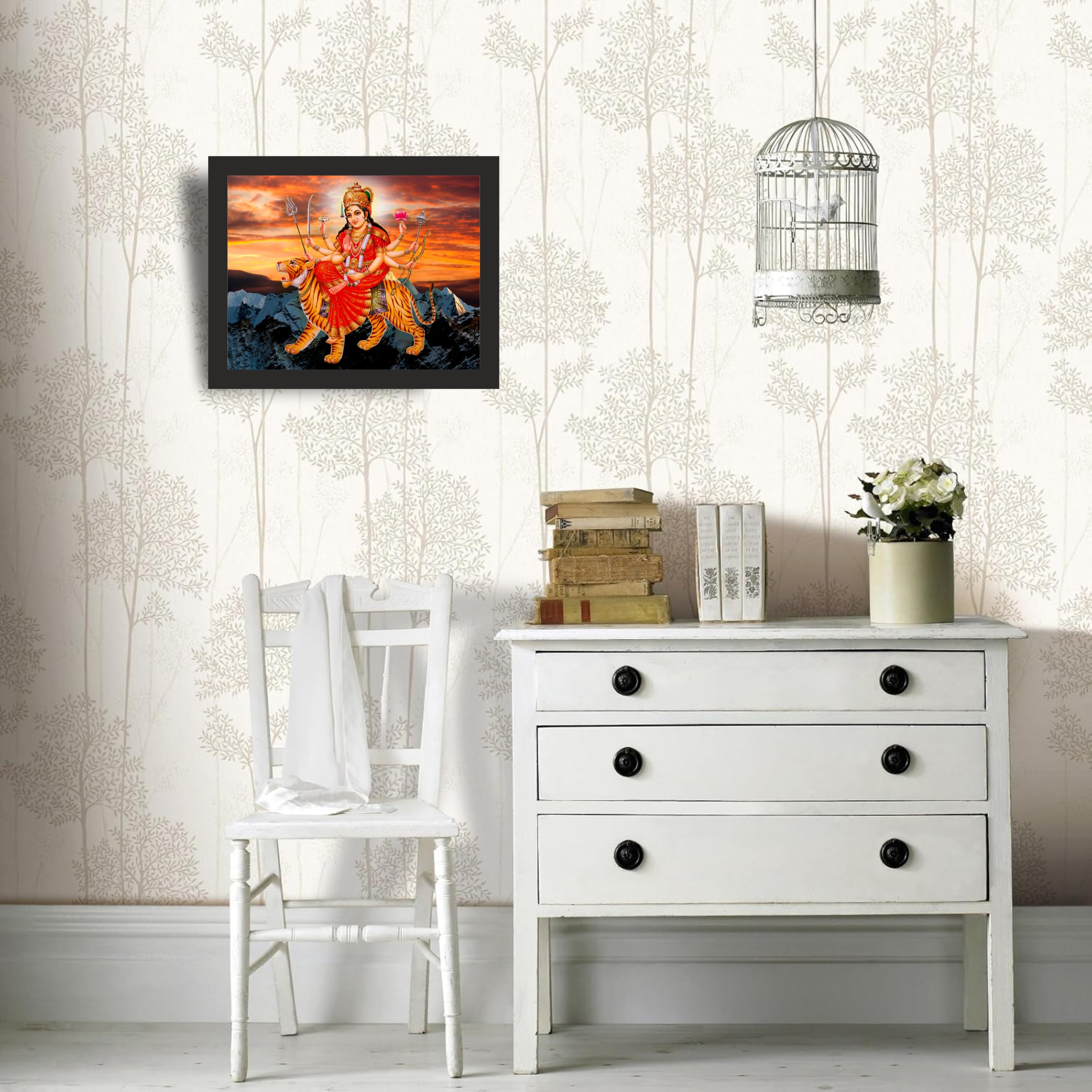 Majestic Maa Durga Wall Art – view 2