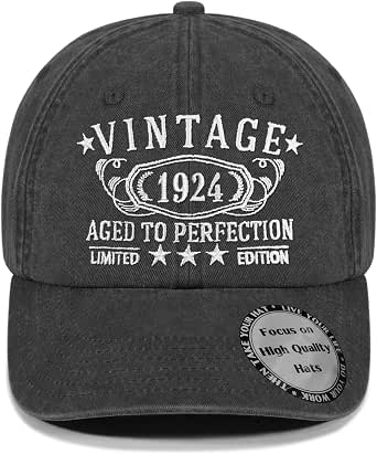 Personalized Vintage Birthday Hat - Custom 20th To 100th Birthday Gift, 1923-2003 Year Options, For Men & Women - View #10