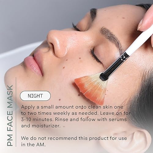 Miniatura 4 de COSMEDIX Pure Enzymes - Máscara exfoliante de arándano, exfolia suavemente la piel seca, ayuda a suavizar la textura de la piel, ácido L-láctico y