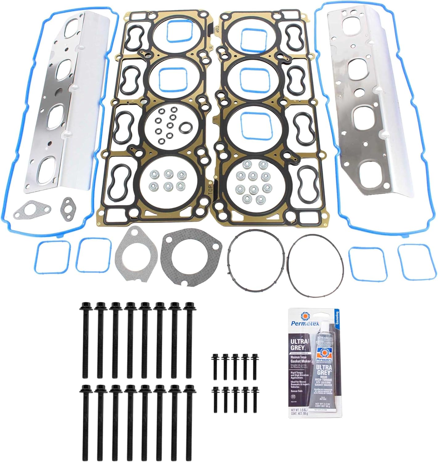 CPWK61 Head Gasket Set Bolt Kit Fits: 09-15 Chrysler Charger 5.7L V8 OHV 16 HEMI cu.345