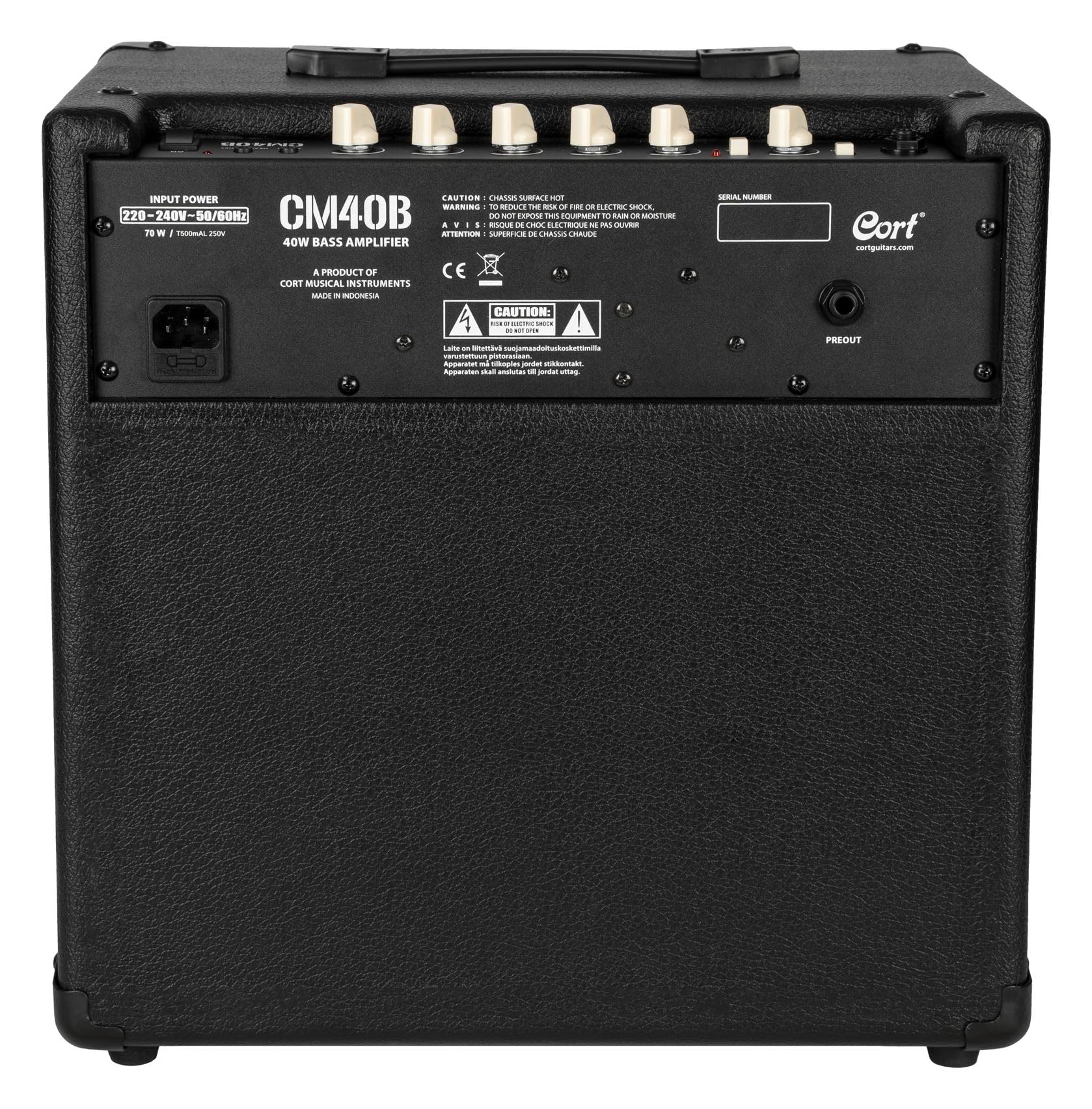 Cort CM40B – Verstärker Bass – 40 W – HP 12 Zoll