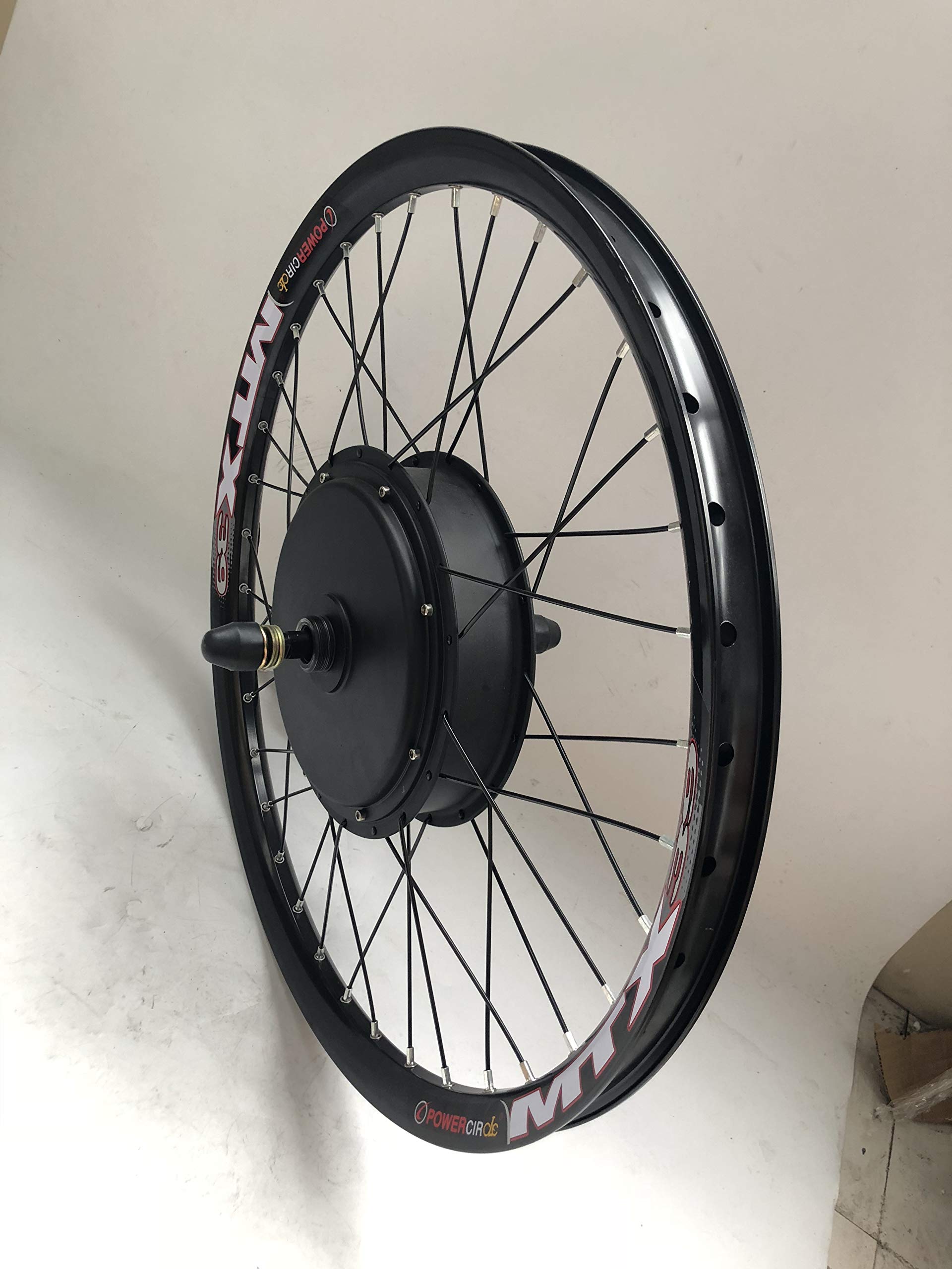 Programmable, 5000W Rear wheel Electric Bike Conversion Kit, 72V 100A Sine Wave Programmable Controller, TFT Display system, Disc Brake,5000W Brushless gearless motor, (20inch Rear)