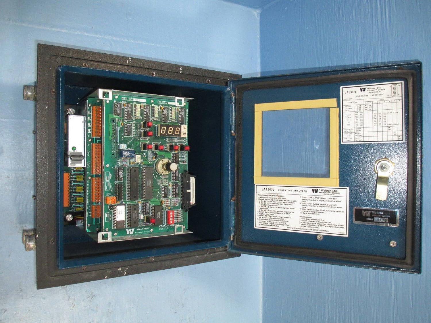 uAI 9070 Hydrazine Analyzer Aqualert K2014-419B Display Interface Tester