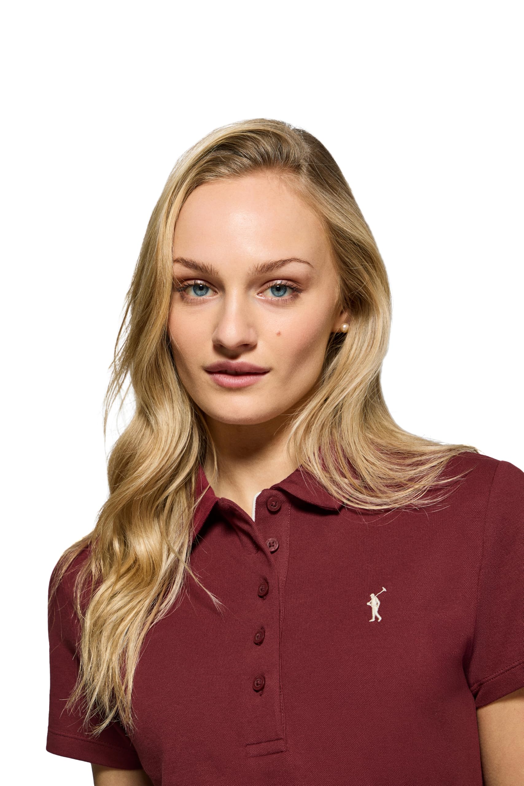 Polo Club Vestido Polero de Algodón para Mujer con Logo Bordado