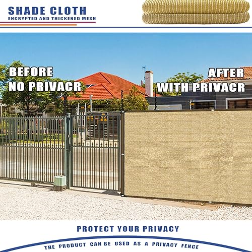 Miniatura 3 de Paño de sombra  para plantas de jardín al aire libre, 3 x 6 pies, 95% tela de sombra de trigo para pérgolapiscina, toldo de privacidad para patio