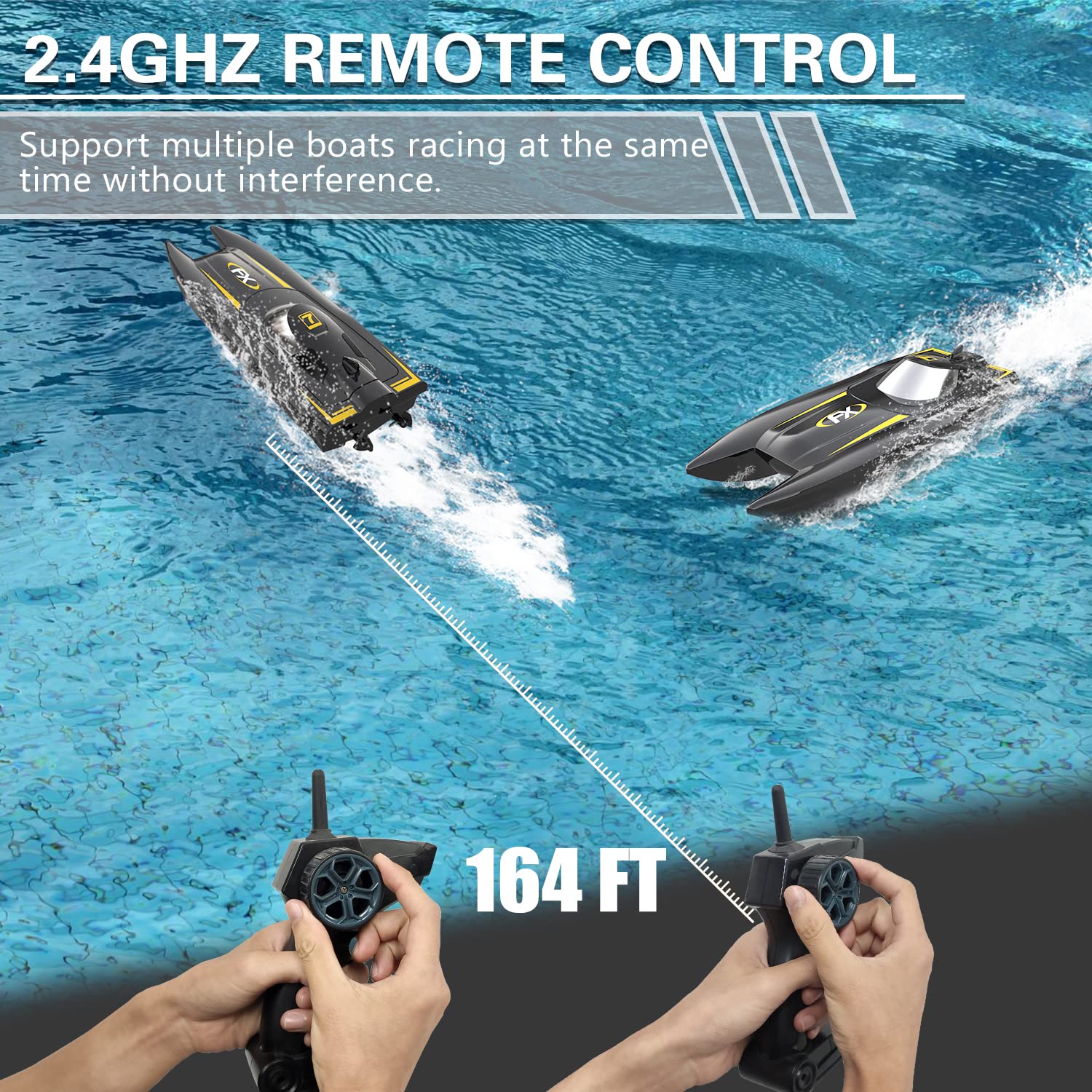 Amazon.co.jp: VOLANTEXRC リモートコントロールボート プールや湖用