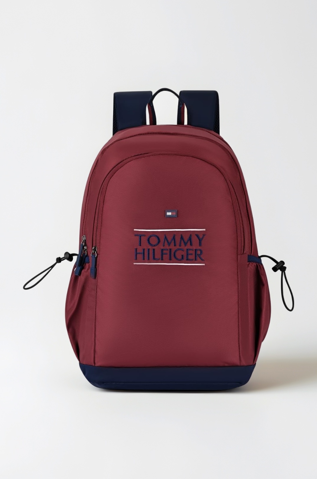 Student School Bag & University Backpack Coral | Durable Water-Resistant Polyester with Premium Embroidery | Multi-Utility Organiser & Rain Cover | 33L Capacity