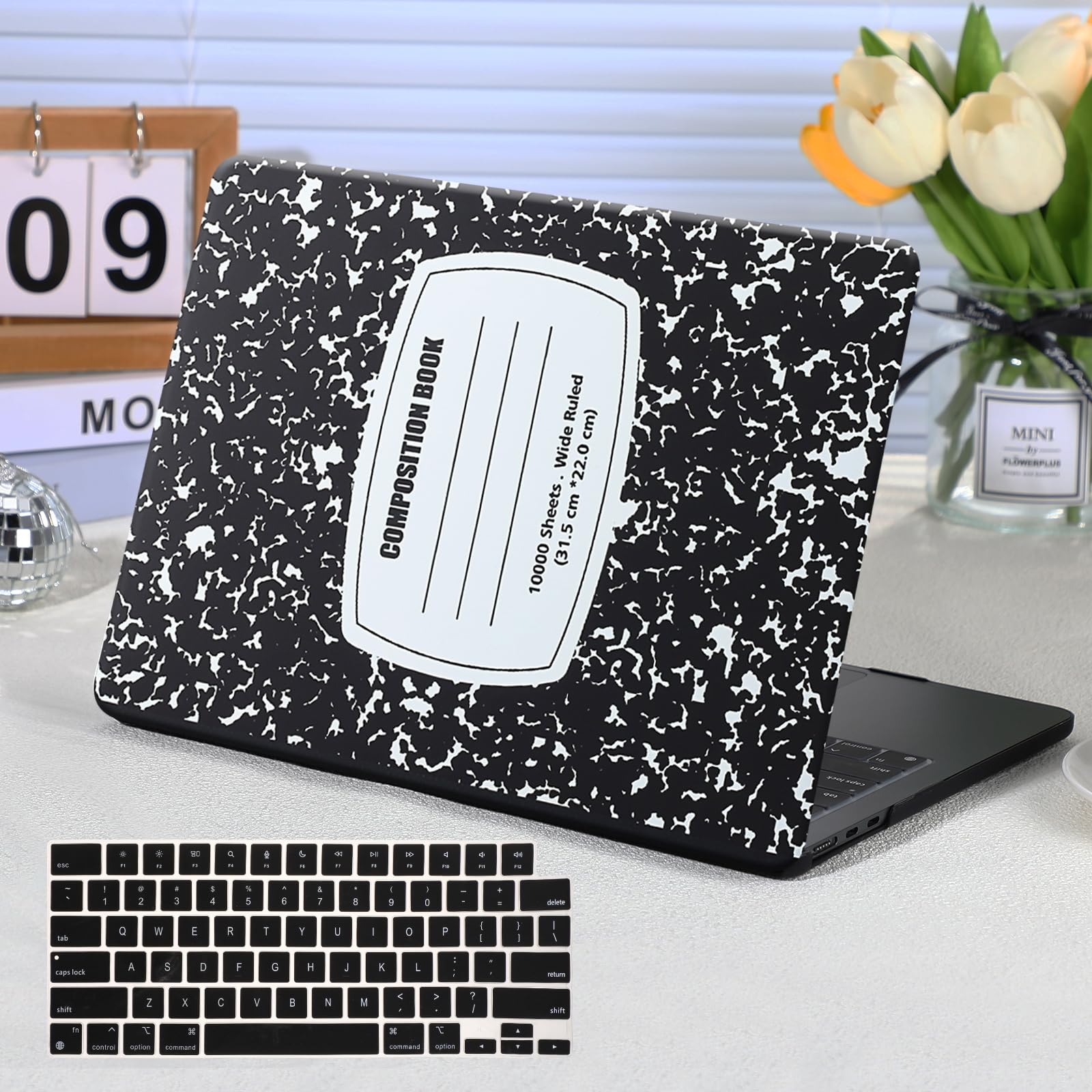 Funut Compatible with MacBook Air 13 Inch Case, Hard Plastic Protective Case Air 13.3 Scratch-Free Rubberized Case Cover for (2010-2017 Older Ver.)