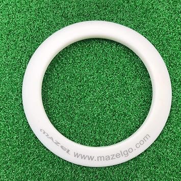 MAZEL Golf Putting Cup/Ring for Training Aid Indoor & Outdoor - All-Direction Practice Hole Putting Accuracy Trainer