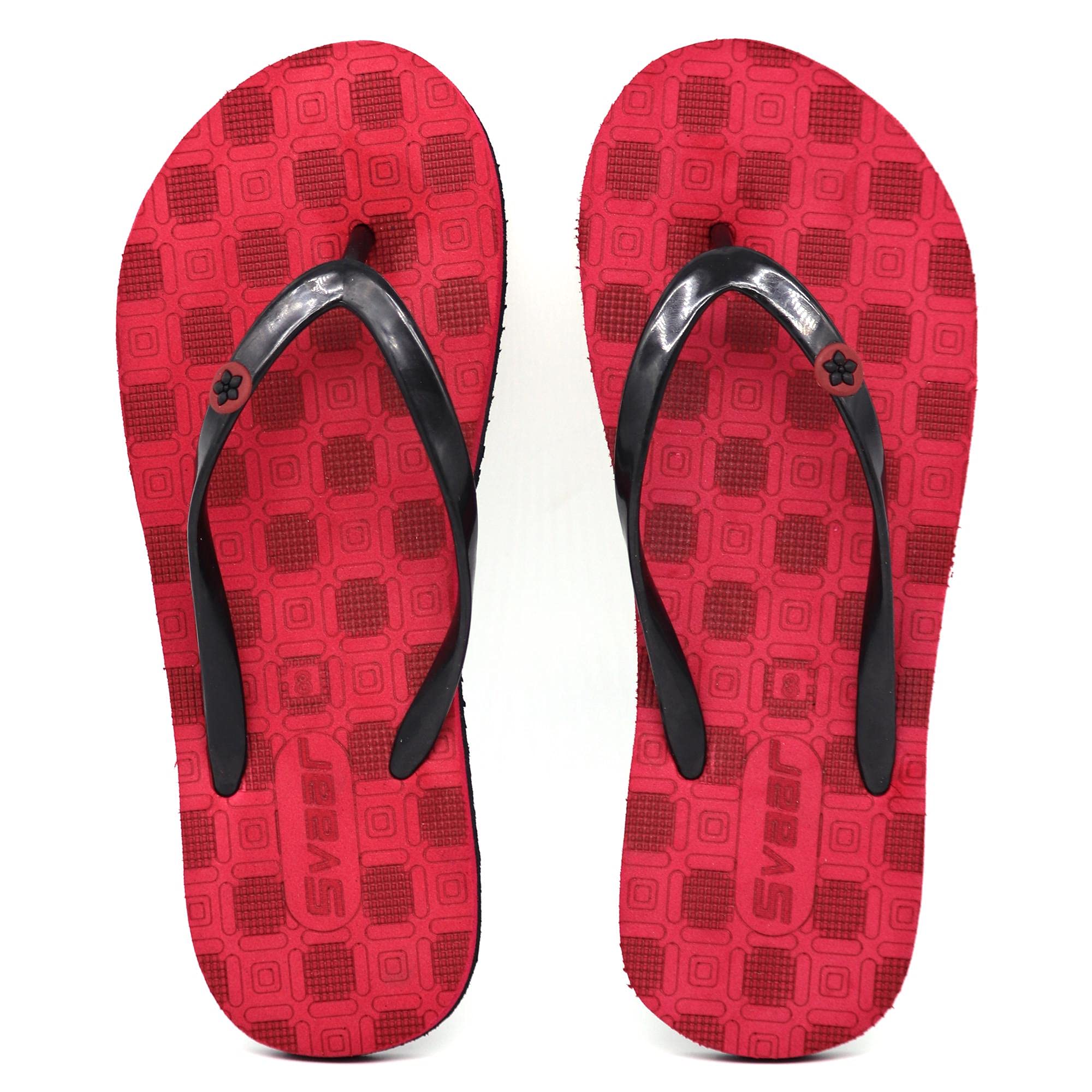 SVAAR Womens Designer Flip Flops, Fancy Slippers for Women (Cherry, numeric_5) (B09DGJJXPK) Amazon Price History, Amazon Price Tracker