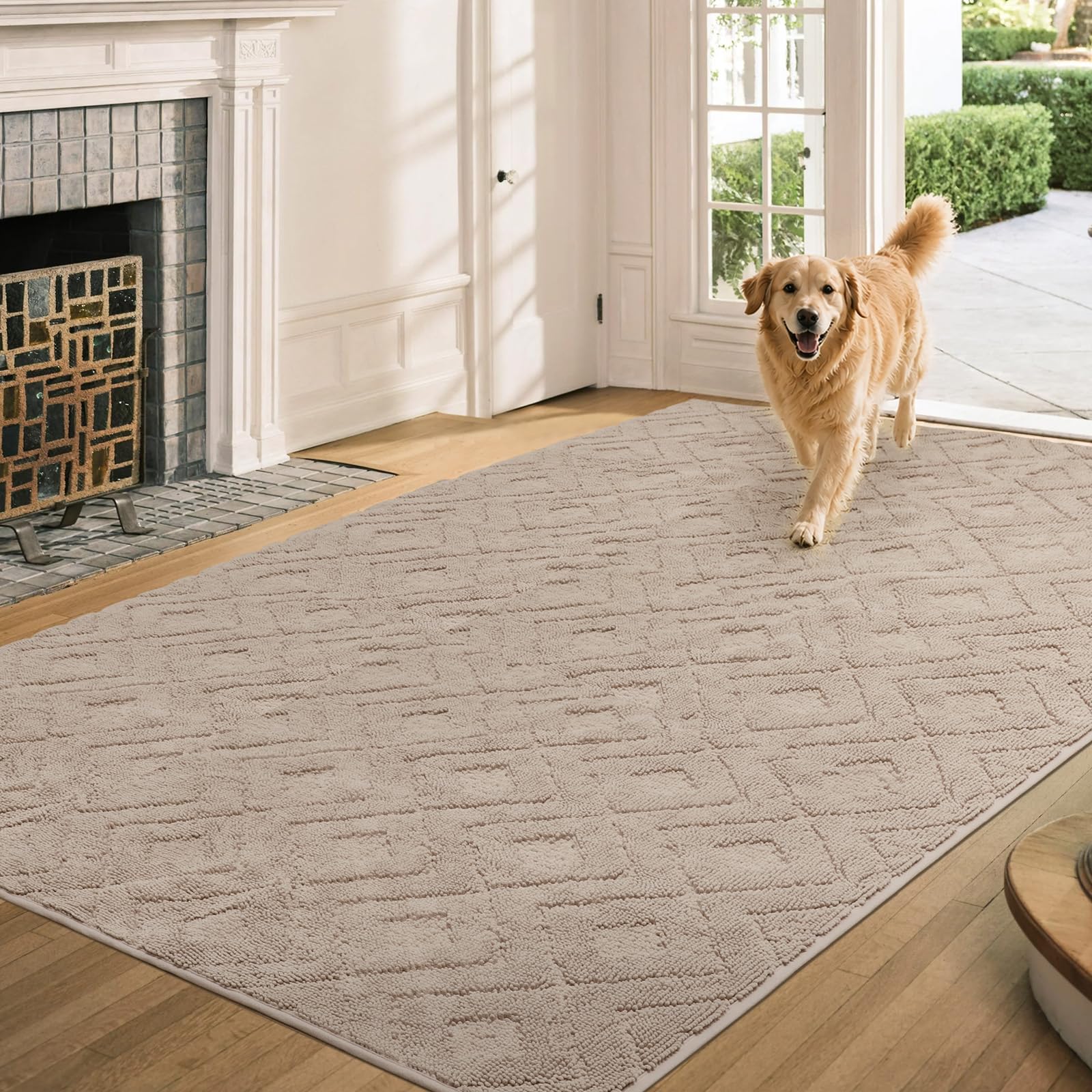 Photo 1 of Nensium 4' x 6' Water Absorbent Indoor Door Mat