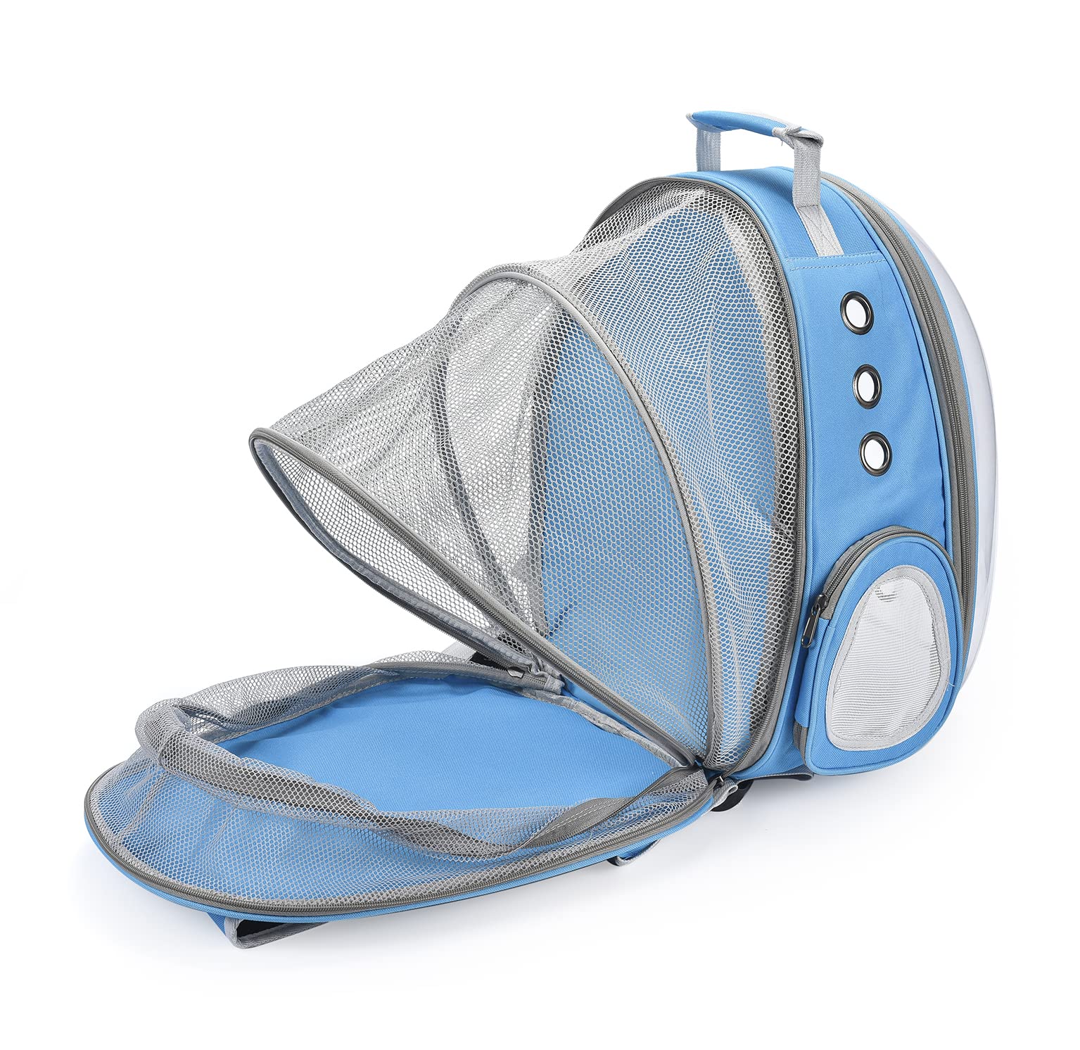 Sac à Dos Chat Chien.Sac Transport pour Chien Chat pour Petits Chats et Chiens Chiot.Sac à Bulles pour Chat Chien avec fenêtre Frontale Transparente et Dos Extensible,idéal pour Voyage